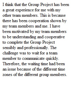 Group Project Review